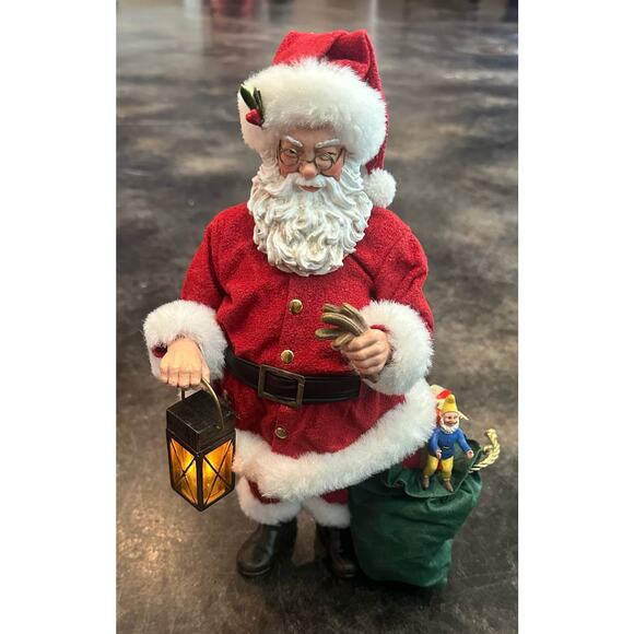 Dept 56 Possible Dreams Santa "Lighting the Way" 2006 57.71248 Clothtique Works - Picture 2 of 16